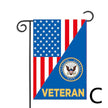 Polyester American Veteran Veteran Garden Flag - Custom Crafting Alliance, LLC