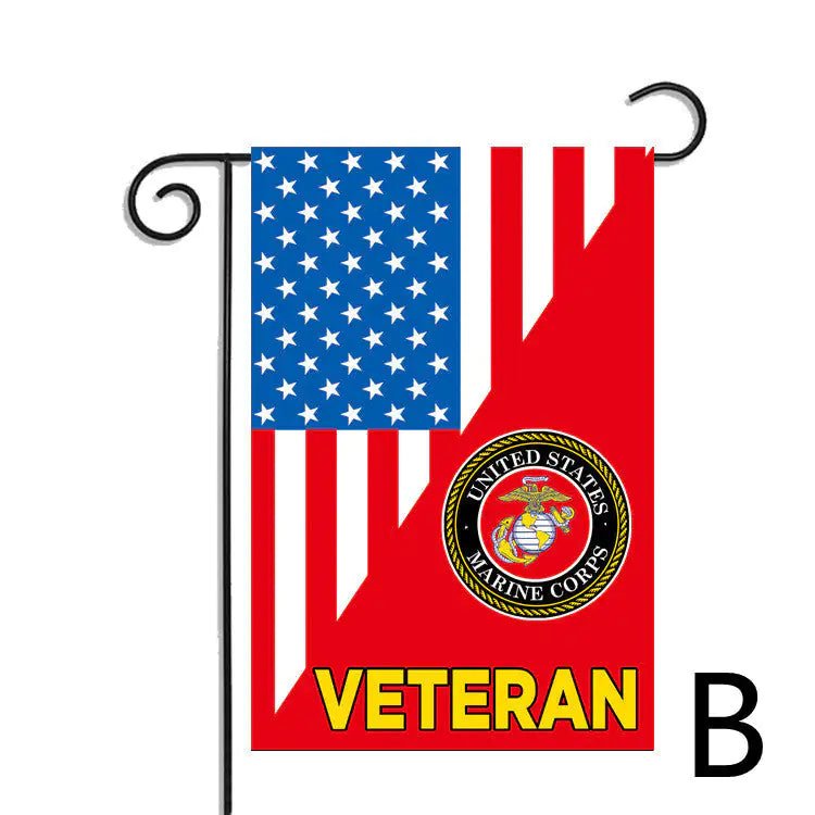 Polyester American Veteran Veteran Garden Flag - Custom Crafting Alliance, LLC