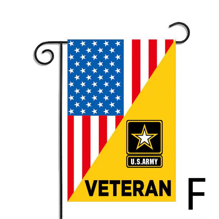 Polyester American Veteran Veteran Garden Flag - Custom Crafting Alliance, LLC