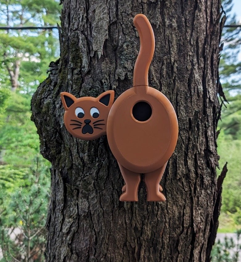 Purr - fectly Hilarious Cat Bird House! - Custom Crafting Alliance, LLC