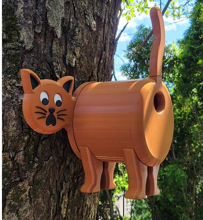 Purr - fectly Hilarious Cat Bird House! - Custom Crafting Alliance, LLC