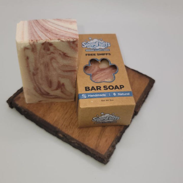 Cherry Almond Artisan Soap – Sweet & Nutty | Soapyfluffs