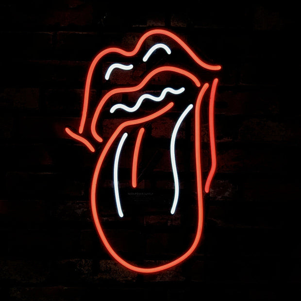 Rolling Stones Tongue Neon Sign Light