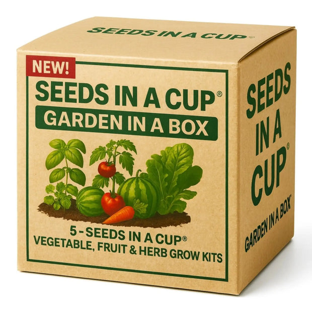 Garden in a Box - 5 Vegetable & Herb Growing Kits | Complete Indoor Garden Bundle