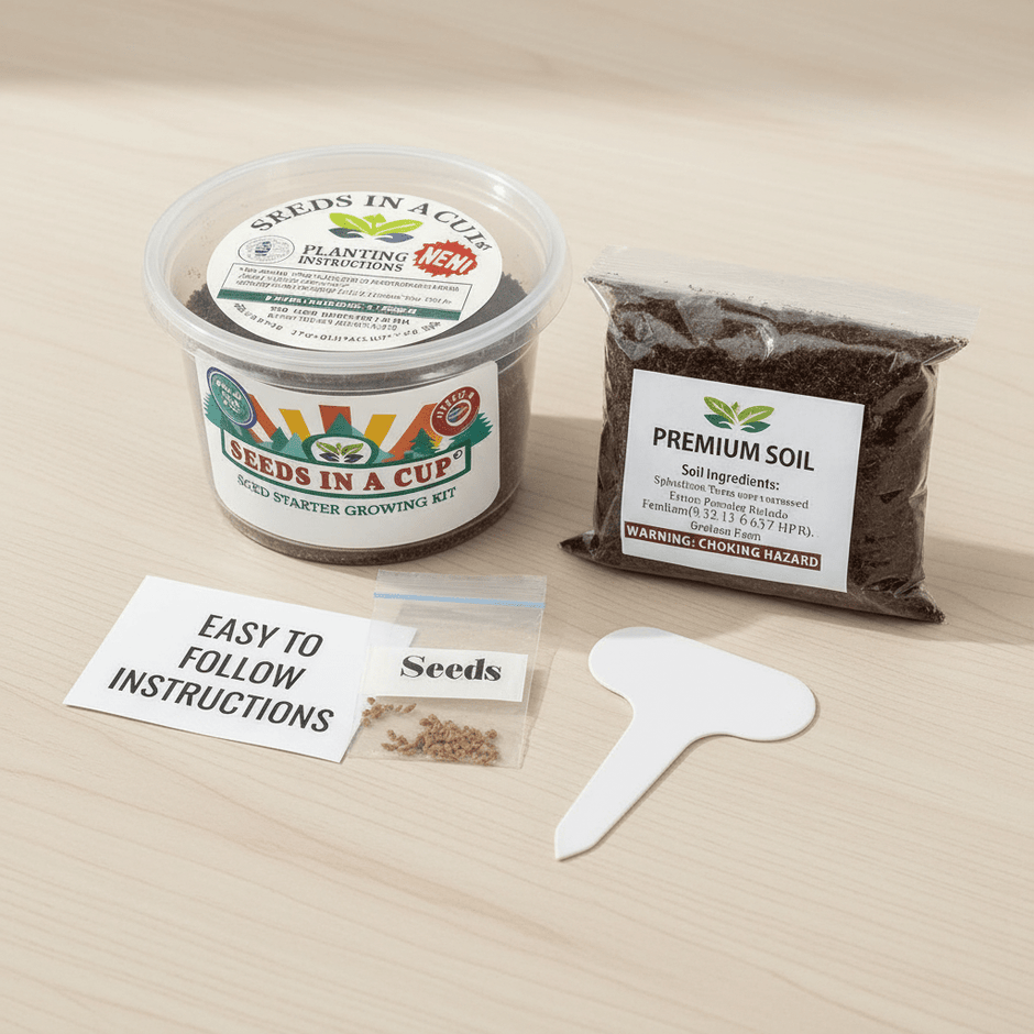 Parsley Growing Kit - Herb Seed Starter Kit