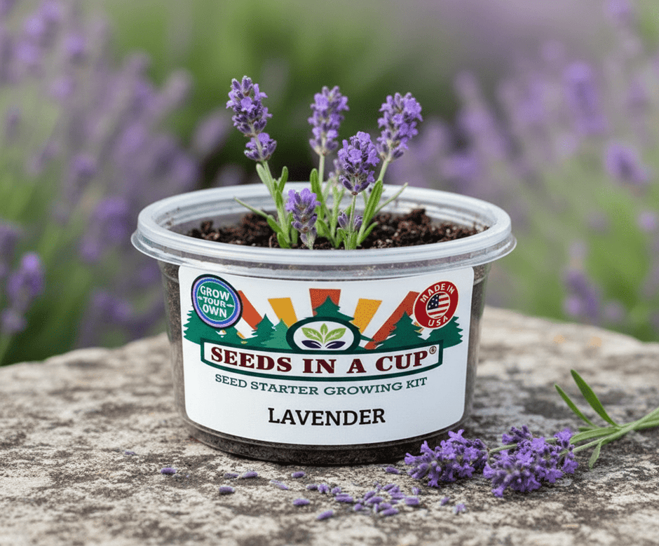 Lavender Growing Kit - Herb Seed Starter Kit