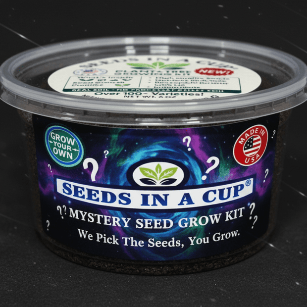 Mystery Plant Grow Kit - Surprise Plant Seeds In A Cup® for Your Gardening Adventure