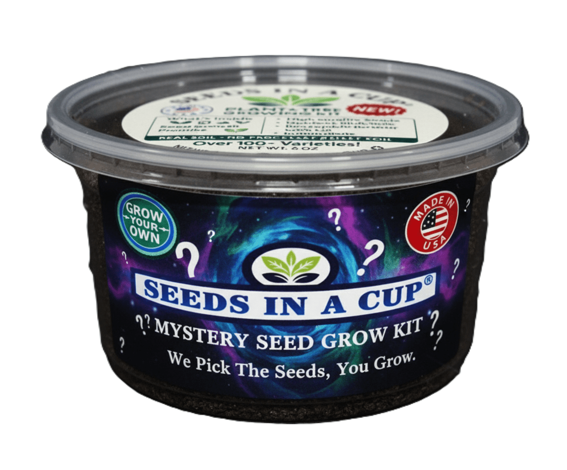 Mystery Plant Grow Kit - Surprise Plant Seeds In A Cup® for Your Gardening Adventure
