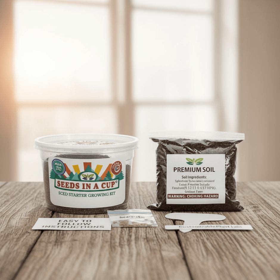 Sage Growing Kit - Herb Seed Starter Kit