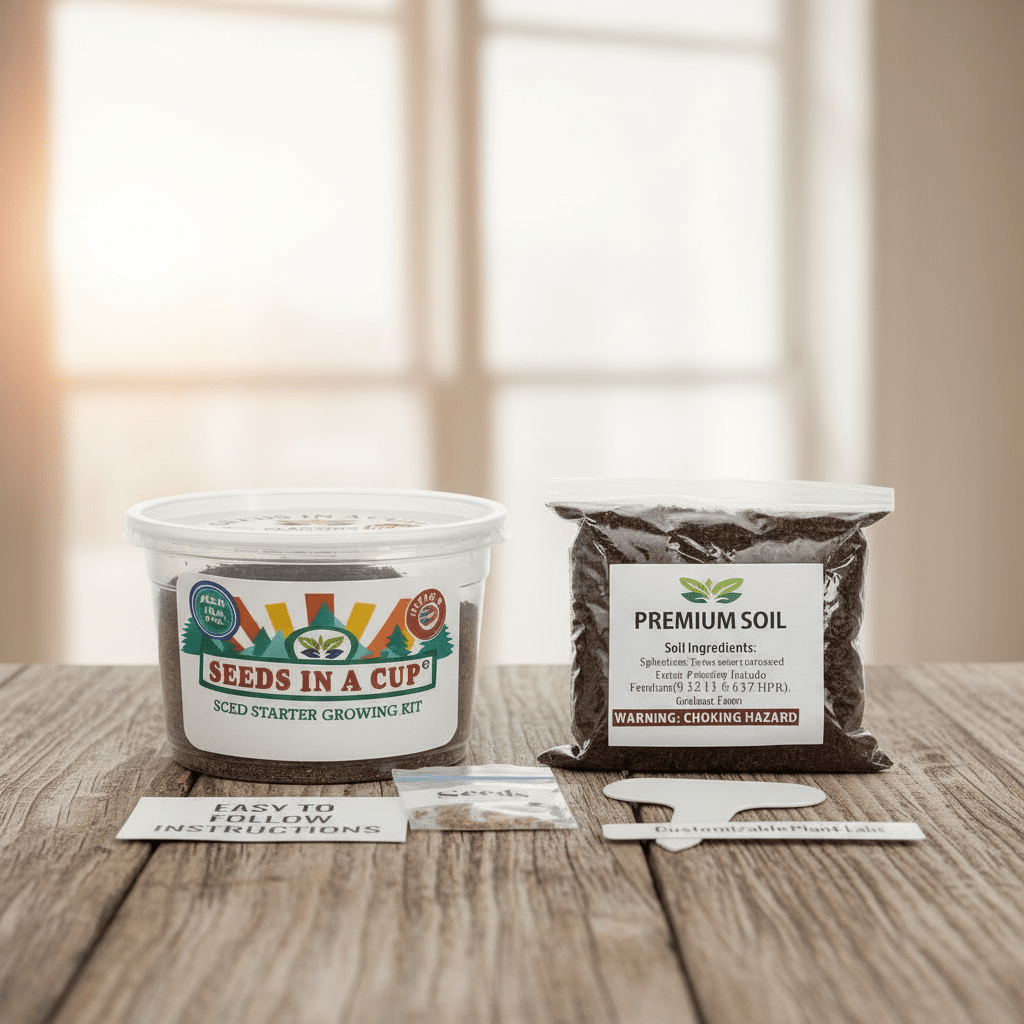 Sage Growing Kit - Herb Seed Starter Kit