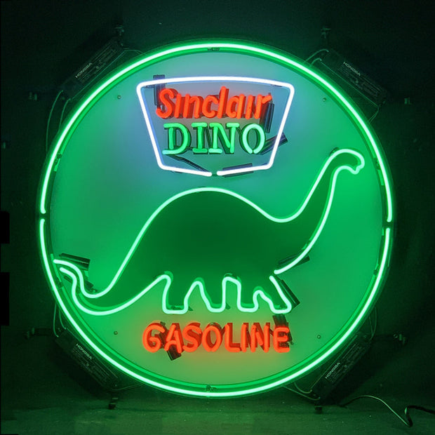 Sinclair Dino Gasoline Neon Signs Light