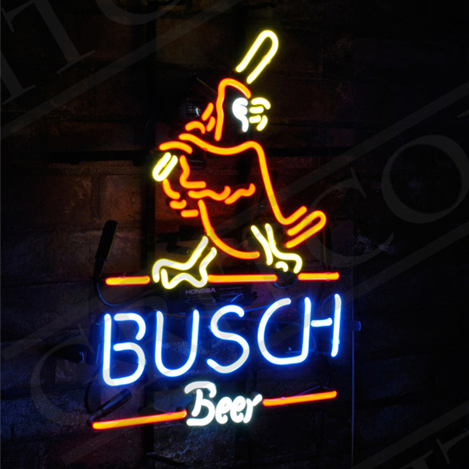 St.Louis Cardinals Busch Beer Neon Light Sign