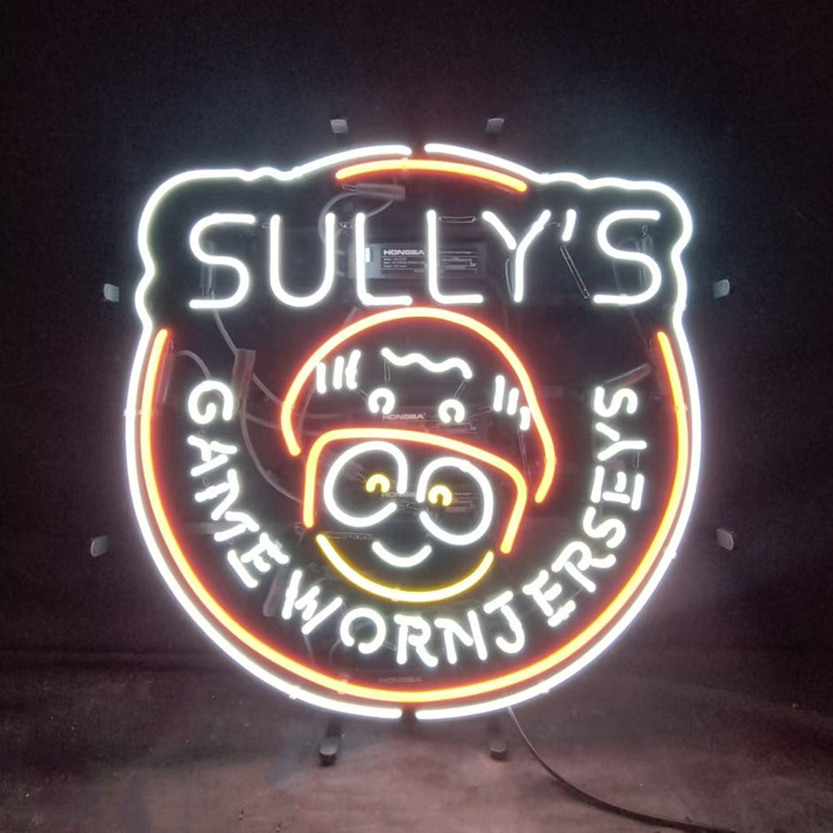 Sully's Game Worn Jerseys Neon Signs