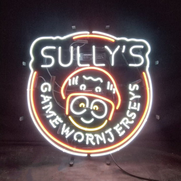 Sully's Game Worn Jerseys Neon Signs