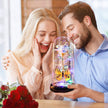 Valentines Day Gifts for Her, Galaxy Glass Rose Forever Eternal Crystal Flower Light Up Rose in Glass Dome with Butterfly Birthday Valentine Gifts for Women Daughter Mom Wife Girlfriend Colorful - Custom Crafting Alliance, LLC