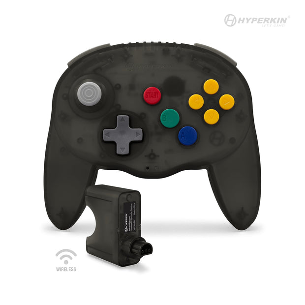 N64 / Switch / PC Wireless Controller Clear Black