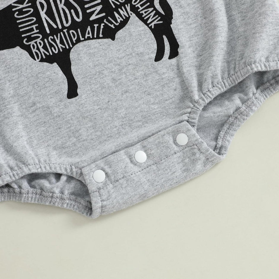 WZTYYDS Newborn Baby Boy Girl Bubble Romper Short Sleeve Oversized Letters Graphic Bodysuit One Piece Neutral Summer Clothes - Custom Crafting Alliance, LLC