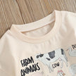 WZTYYDS Newborn Baby Boy Girl Bubble Romper Short Sleeve Oversized Letters Graphic Bodysuit One Piece Neutral Summer Clothes - Custom Crafting Alliance, LLC