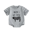 WZTYYDS Newborn Baby Boy Girl Bubble Romper Short Sleeve Oversized Letters Graphic Bodysuit One Piece Neutral Summer Clothes - Custom Crafting Alliance, LLC