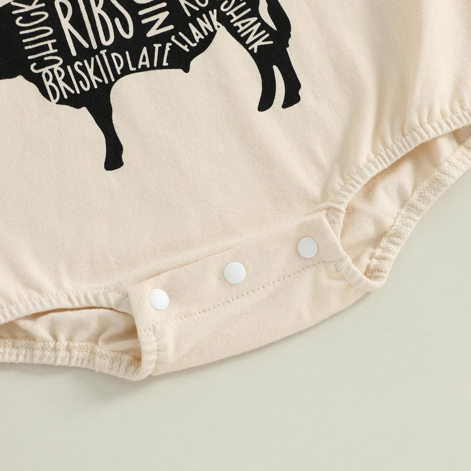 WZTYYDS Newborn Baby Boy Girl Bubble Romper Short Sleeve Oversized Letters Graphic Bodysuit One Piece Neutral Summer Clothes - Custom Crafting Alliance, LLC