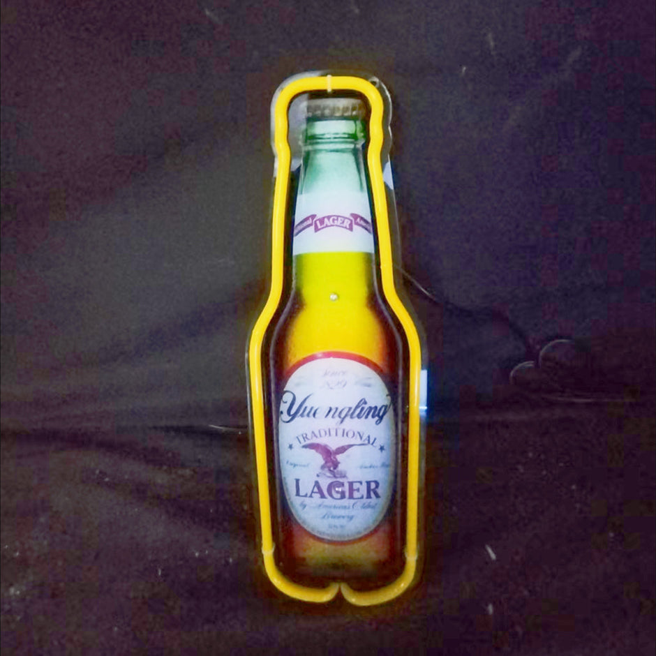 Yuengling Lager Bottle Neon Sign Light