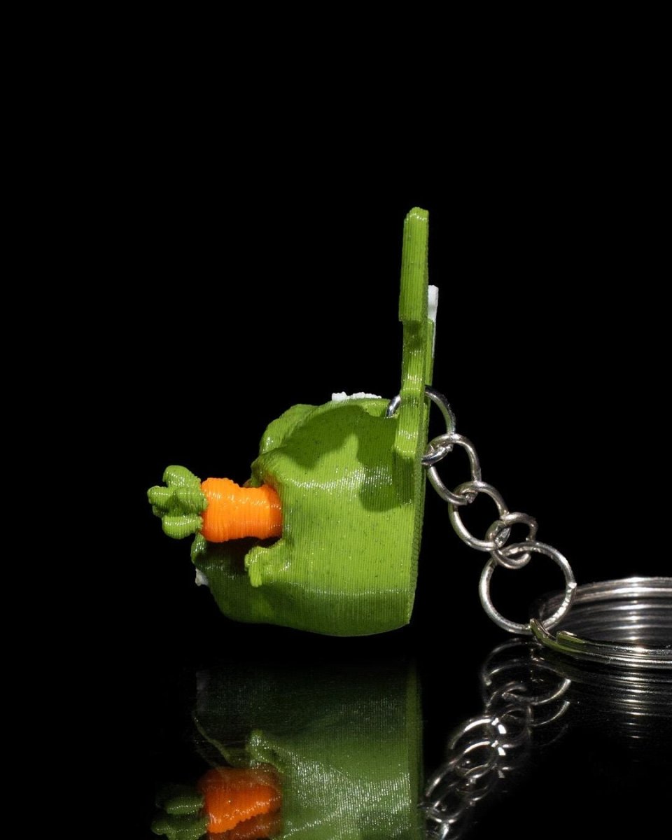 Zombie Bunny Keychain: The Adorably Undead Companion - Custom Crafting Alliance