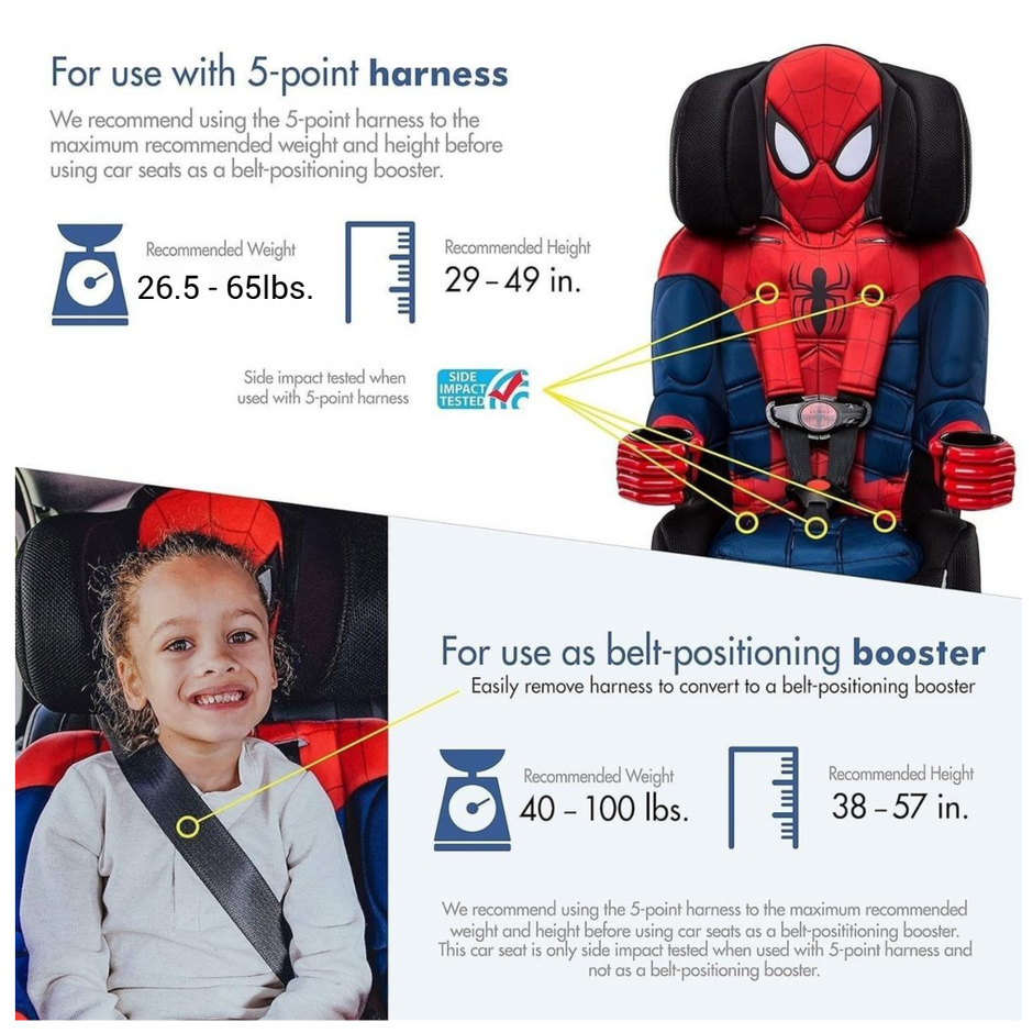 Spider-Man 2-in-1 Car Seat